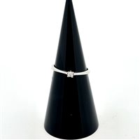 Anello Donna Solitario Diamante in Oro bianco Diamante Cianfrone Gioielli ANOR-2-198